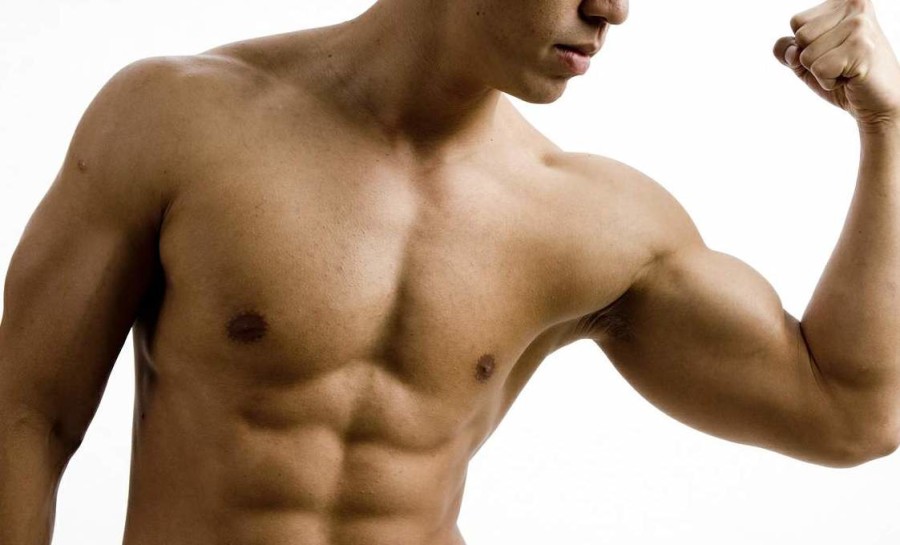 shirtless man with abs
